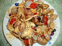 Spaghetti a vongole