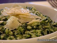 Risotto con spinaci