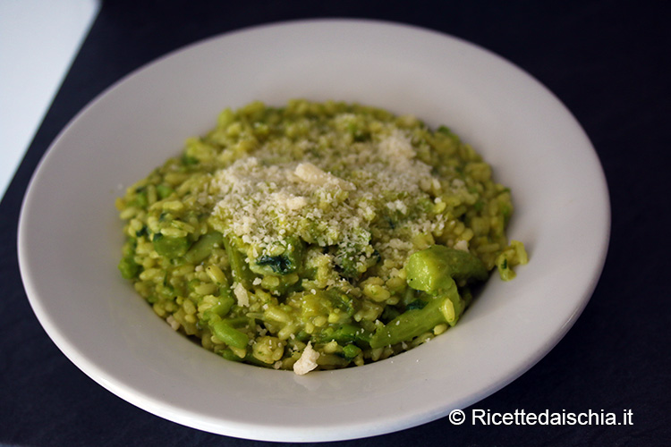 Risotto zafferano e broccolo romano