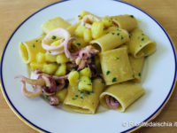 Paccheri con calamari e patate