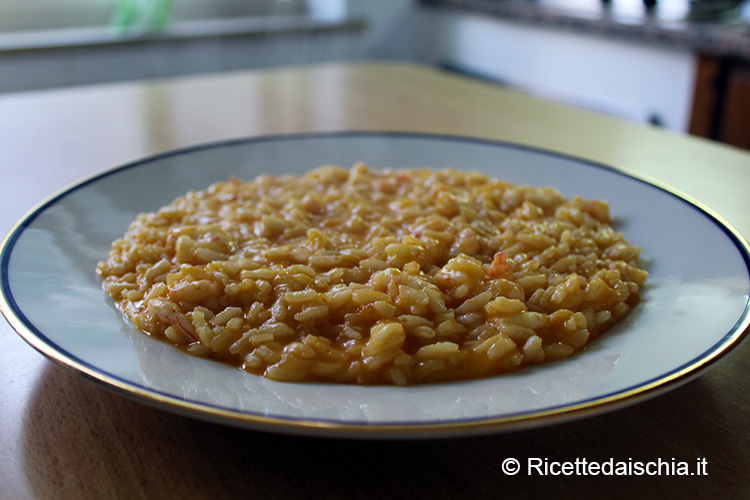 Risotto zucca e gamberetti